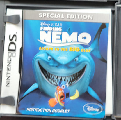 Special Edition Finding Nemo: Escape To The Big Blue - Nintendo DS 2008 - Handheld Console NTSC Cartridge Tested & Working