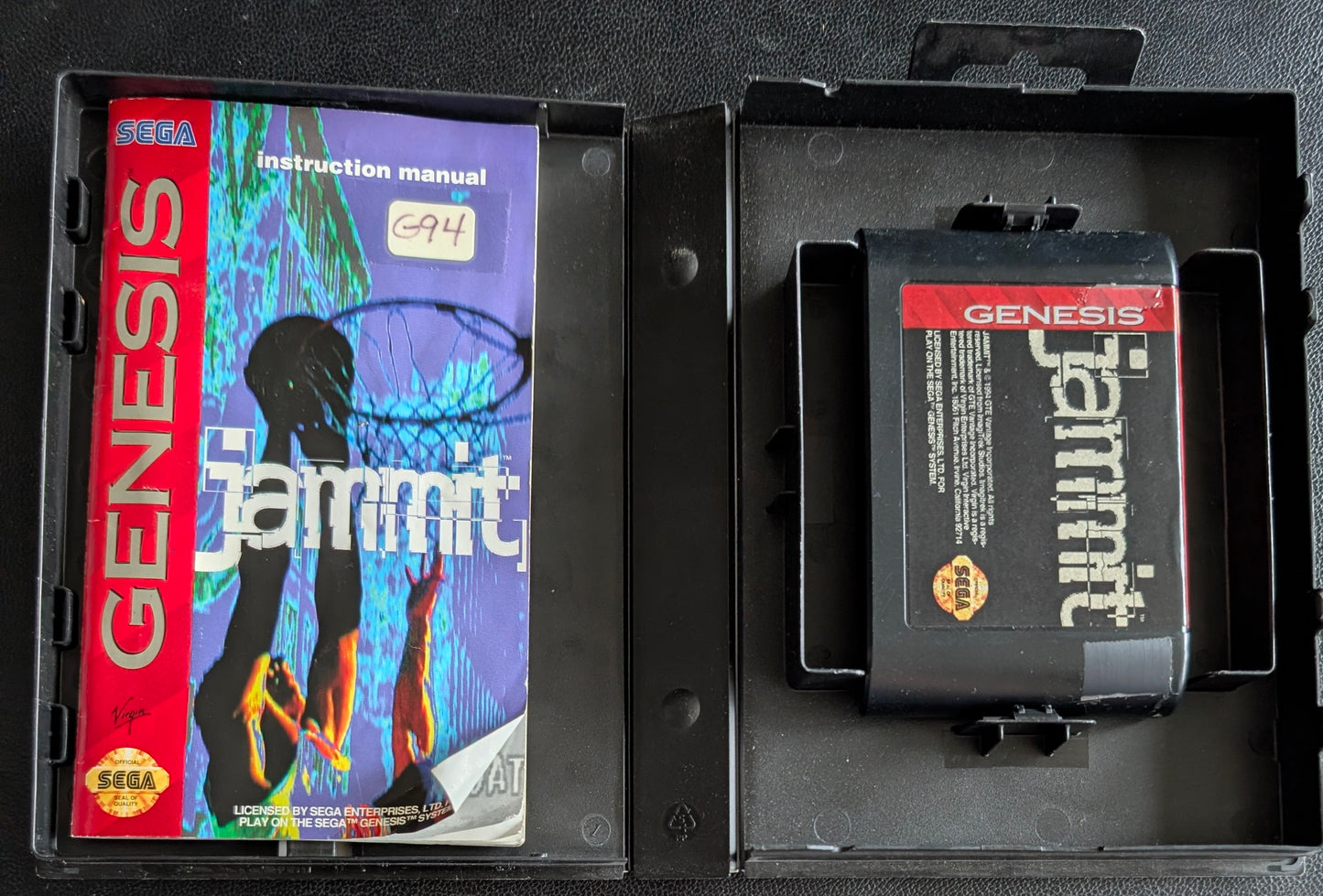 JAMMIT - Boxed CIB (Sega Genesis) | 1994 | Sports / Basketball