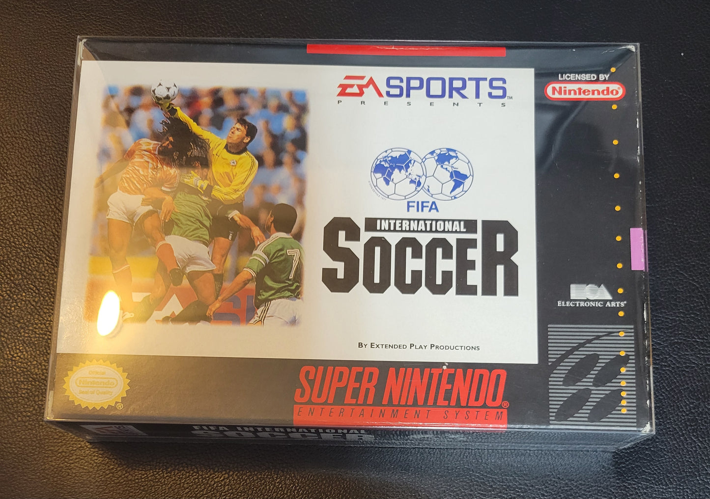 FIFA International Soccer (SNES) - Super Nintendo Ent. IMMACULATE Condition FACTORY PLASTIC - (CIB)