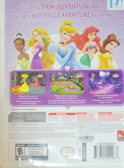 Disney Princess My Fairytale Adventure – 2011 Nintendo Wii CIB Re-Sealed Like New