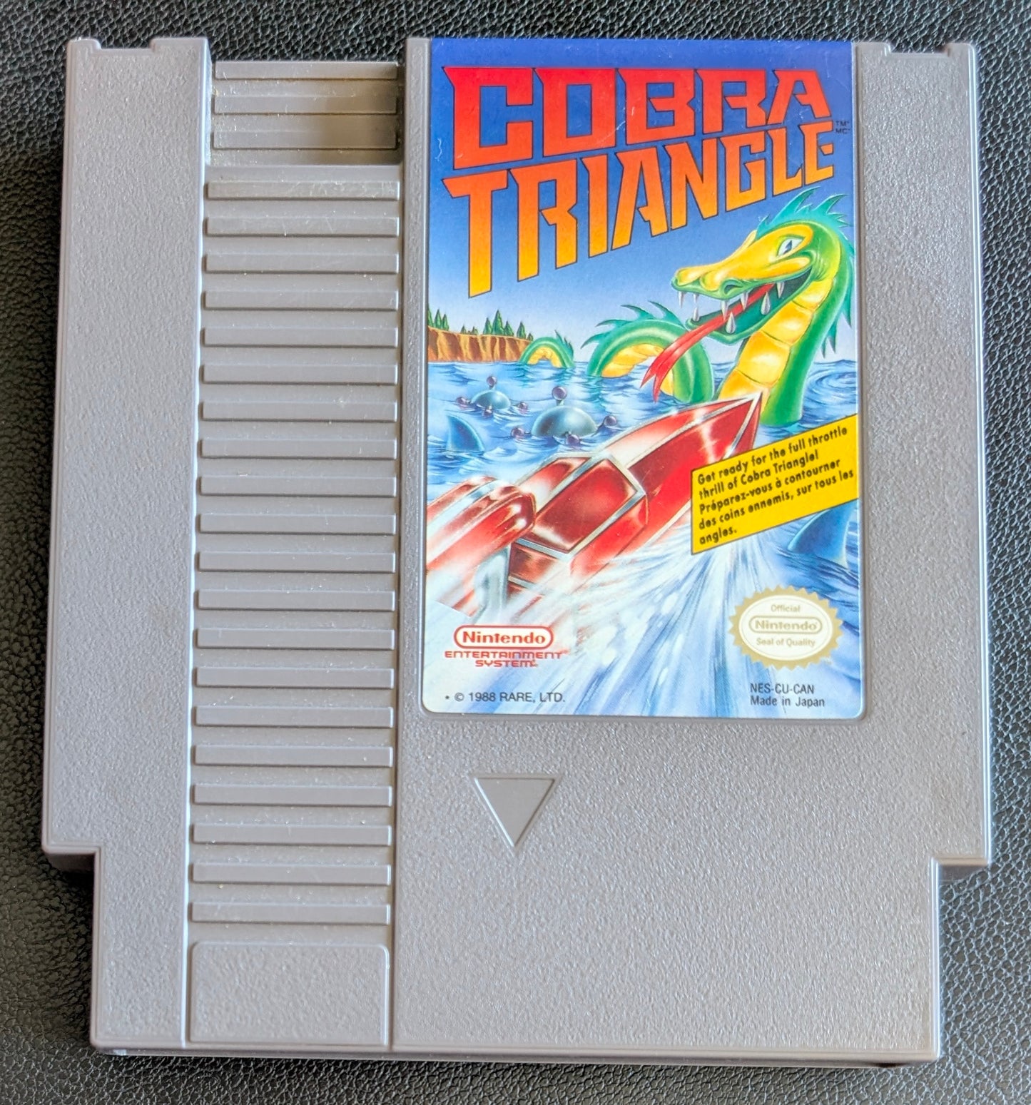 Cobra Triangle (1989) - Nintendo NES | Authentic | Cleaned & Tested + Protection Sleeve