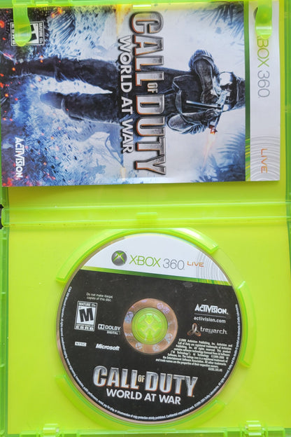 Call Of Duty: World At War - Microsoft XBOX 360 - CIB Pre-Owned Great Shape Tested & Working