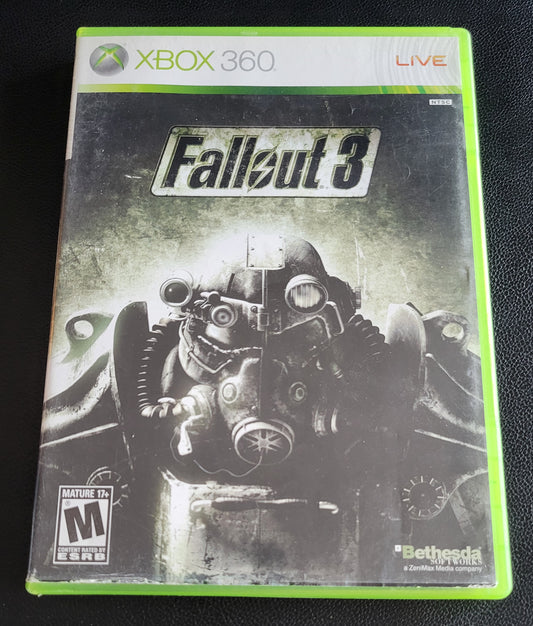 Fallout 3 - Microsoft XBOX 360 - CIB MINT Pre-Owned Great Shape Tested & Working