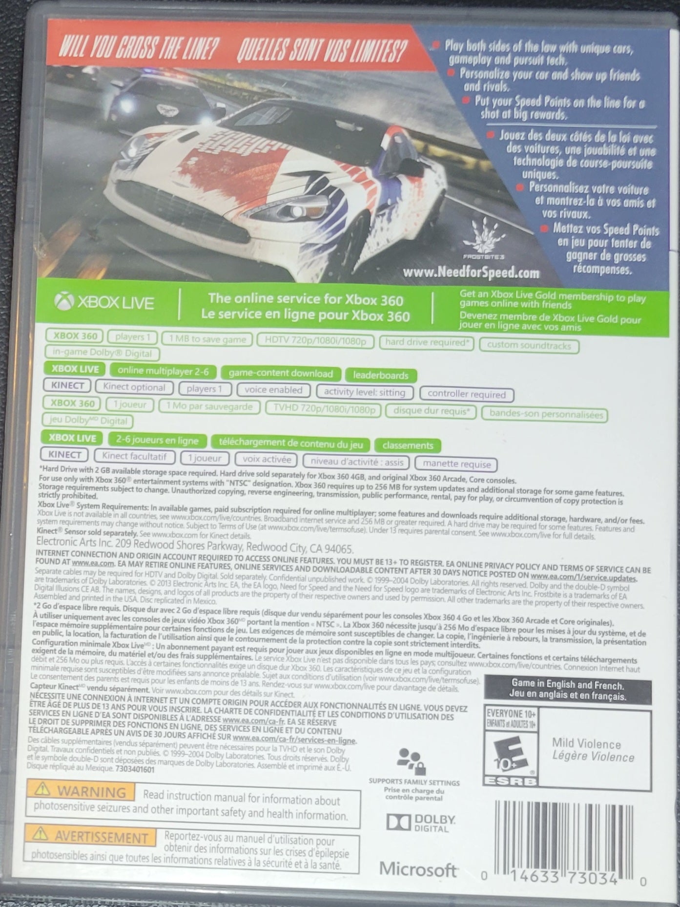 Need for Speed Rivals – Microsoft Xbox 360 CIB – Clean Disc – RE-SEALED (2013)