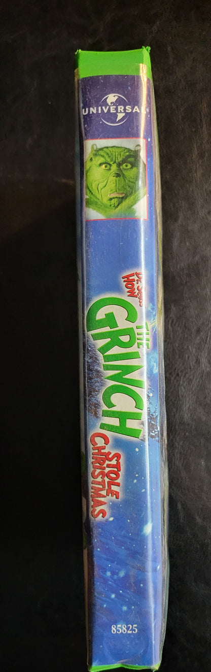 Dr. SEUSS: How The GRINCH Stole Christmas 1990's VHS Pre - Owned Tape + Box