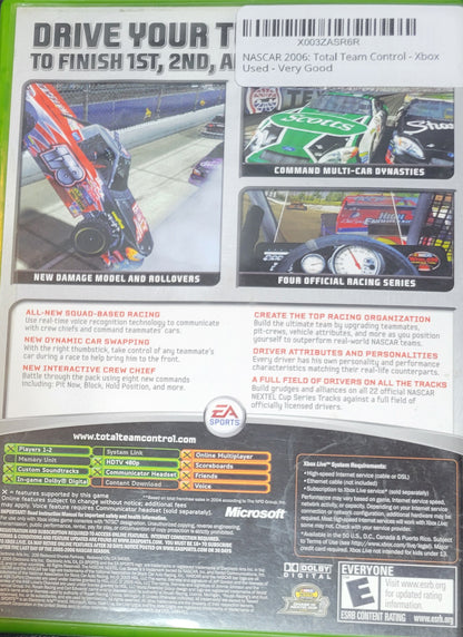 NASCAR 06: Total Team Control – Microsoft Xbox CIB – Pre-Owned – RE-SEALED (2006)