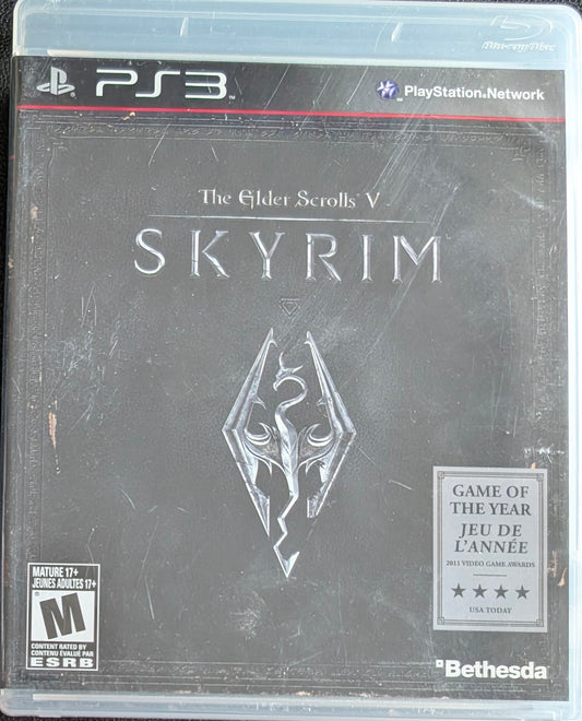 The Elder Scrolls V: SKYRIM – 2011 Sony PlayStation 3 CIB – RE-Sealed – Excellent
