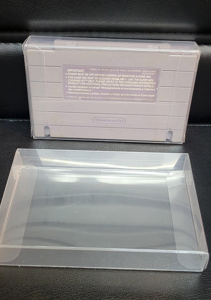 1993 T2 TERMINATOR SNES Authentic Cartridge (Super Nintendo Entertainment System) Classic Arcade Game Original Condition + Protector