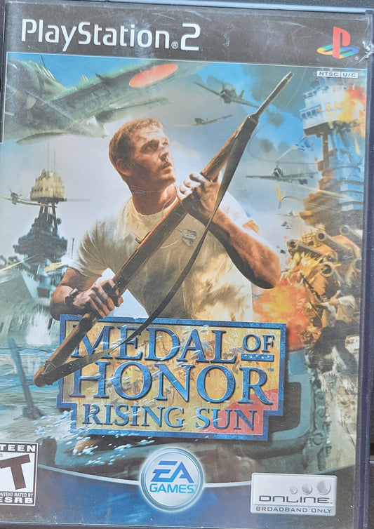 Metal Of Honor: Rising Sun - Sony PlayStation 2 PS2 CIB Pre-Owned Great Shape! Tested & Working