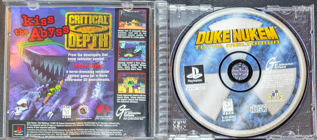 Duke Nukem: Total Meltdown (PS1) Playstation (1997) | Complete CIB | Re-Sealed | Mint Condition