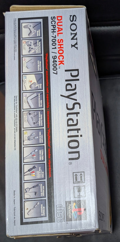 Sony PlayStation PS1 Console DualShock Edition SCPH-7001 / 94007 (1997) | Complete in Box (CIB) | Open Box - Mint Condition