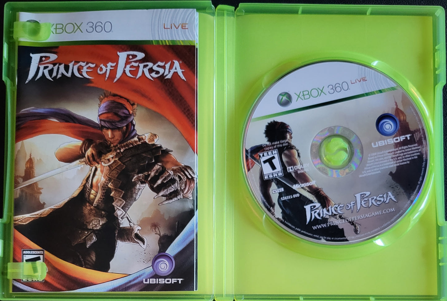 Prince Of Persia - Microsoft XBOX 360 - MINT CIB Pre-Owned Great Shape Tested & Working
