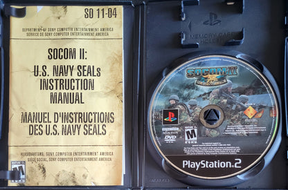 SOCOM 2 – Sony PlayStation 2 PS2 (CIB) – Tested – Re-Sealed (2003)