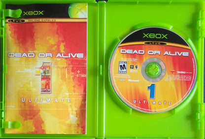 Dead Or Alive 1 Ultimate (CIB) OG Microsoft XBOX  Pre-Owned Great Shape Tested & Working CLEAN DISC