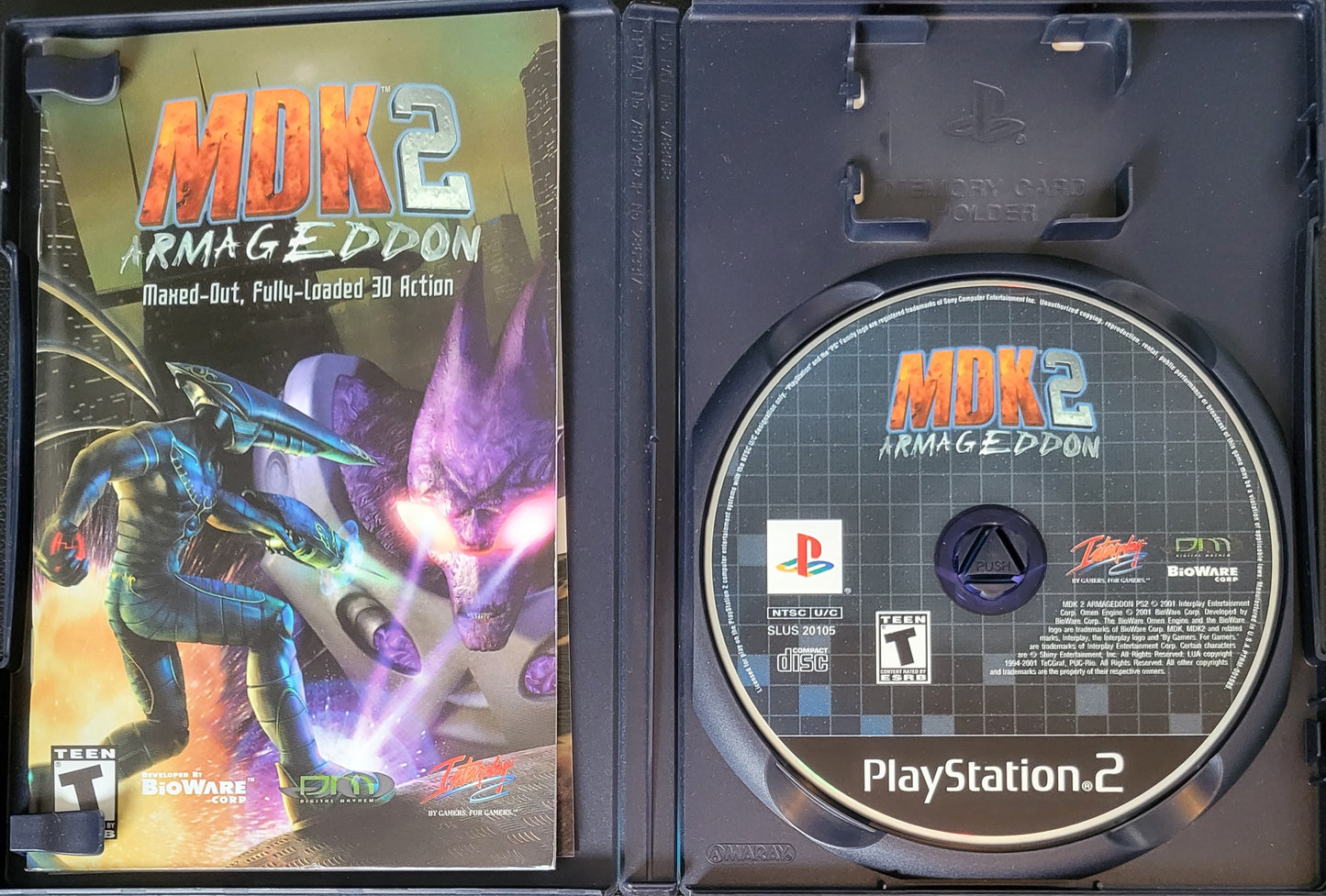 MDK 2: Armageddon - Sony PlayStation 2 PS2 (CIB) Pre-Owned Tested & Working Great Shape!