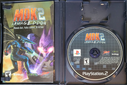 MDK 2: Armageddon - Sony PlayStation 2 PS2 (CIB) Pre-Owned Tested & Working Great Shape!