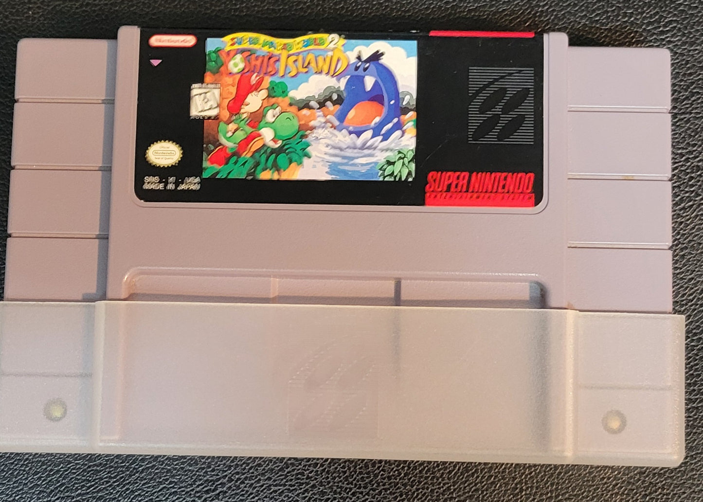 CIB SMW 2: YOSHI'S ISLAND SNES RARE Video Store Box!!! (Super Nintendo Entertainment System) Classic Arcade Game Great Original Condition Immaculate