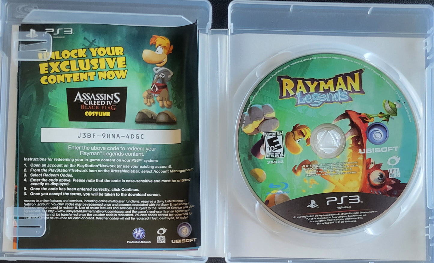 Rayman: Legends (CIB) – Sony PlayStation 3 PS3 – Clean Disc