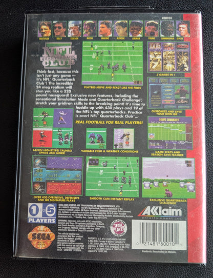 NFL Quarterback Club - Boxed CIB (Sega Genesis) | 1993 | Sports / Football