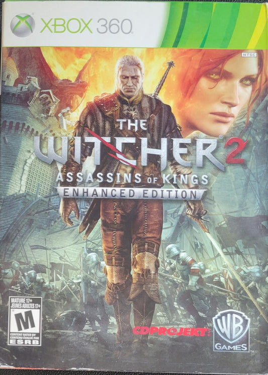 The Witcher 2: Assassin's Of Kings Enhanced Edition - (CIB) - Microsoft XBOX 360 - Pre-Owned Like New CLEAN DISC