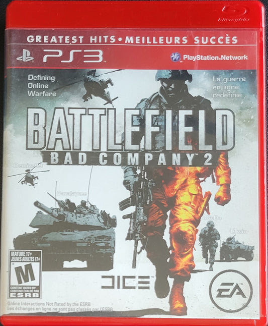 Battlefield Bad Company 2 Greatest Hits + Limited Edition – Sony PlayStation 3 (PS3) | Pre-Owned, Tested & in Great Condition