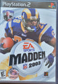 MADDEN 2003 - Sony PlayStation 2 PS2 CIB Pre-Owned Great Shape! Tested & Working