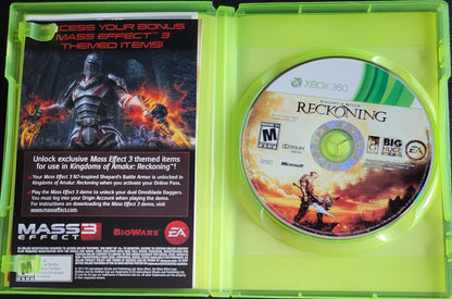 Kingdoms Of Amalur RECKONING - Microsoft XBOX 360 - CLEAN DISC CIB Pre-Owned Great Shape Tested & Working