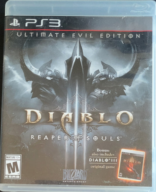 Diablo: Reaper of Souls (Ultimate Edition) (CIB) – Sony PlayStation 3 PS3 – Clean Disc