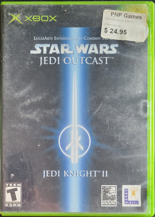 Star Wars: Jedi Outcast - (CIB) OG Microsoft XBOX  Pre-Owned Great Shape Tested & Working CLEAN DISC