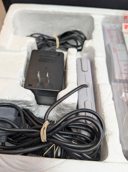 Super Nintendo Entertainment System – Complete in Box (CIB) | 4 Games + Super Scope 6 | Immaculate Condition | Original Box, Manuals & Hookups