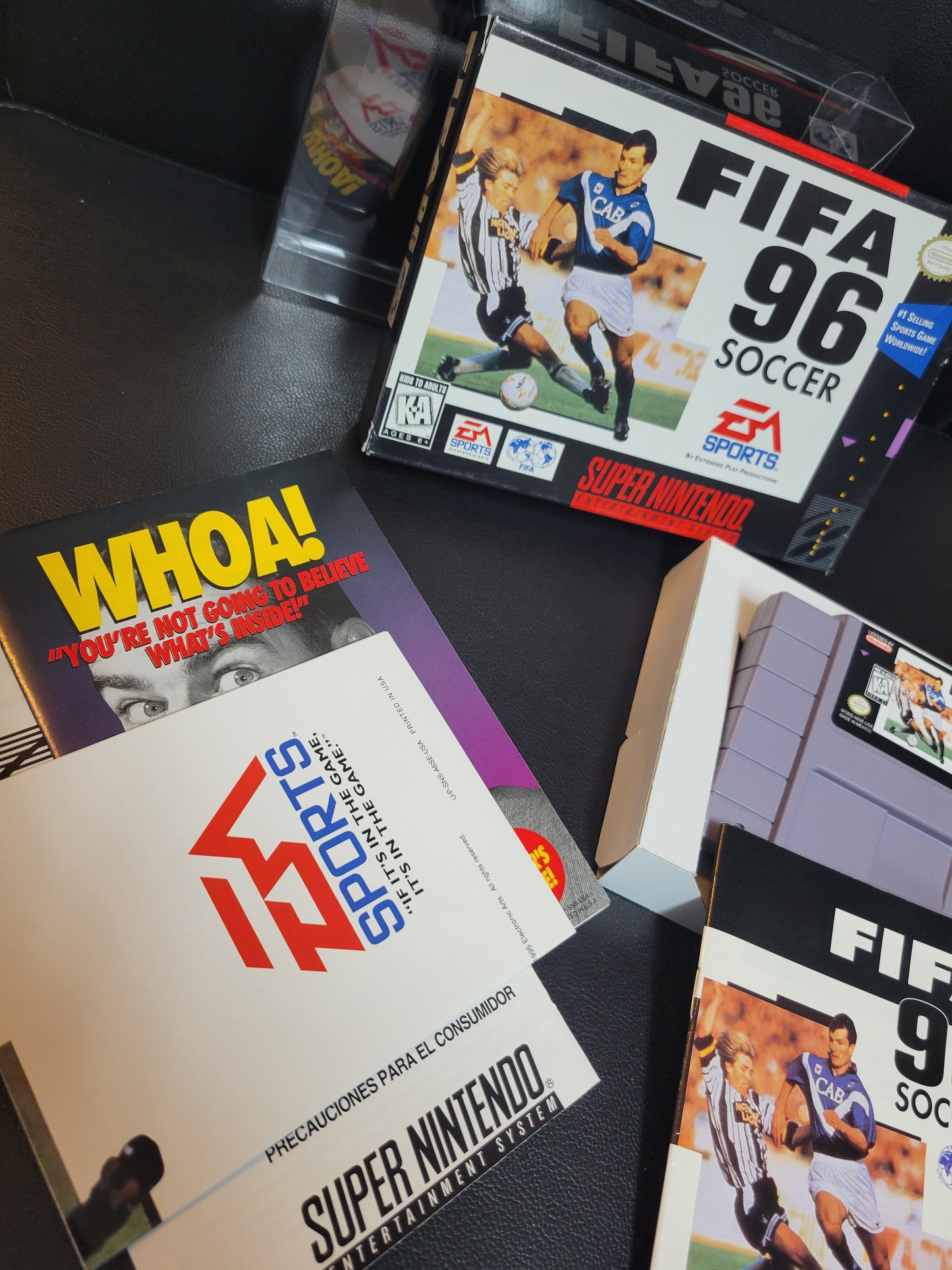 FIFA 96' SOCCER (SNES) - Super Nintendo Ent. 1996 IMMACULATE Condition - (REAL CIB)