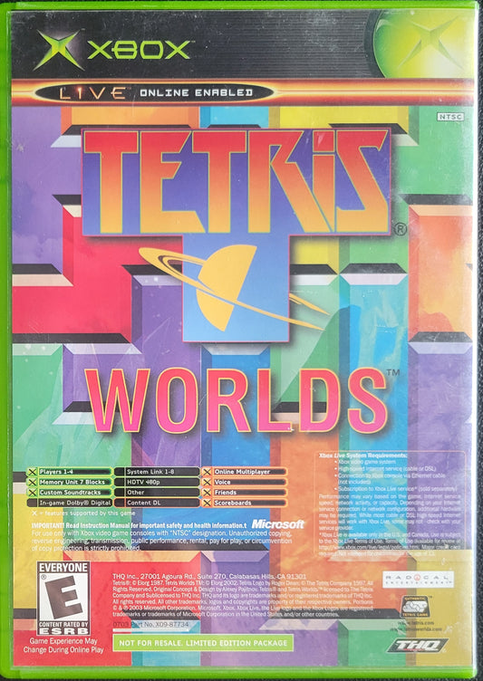 Tetris Worlds + Star Wars Clone Wars - (CIB) OG Microsoft XBOX  Pre-Owned Great Shape Tested & Working CLEAN DISC