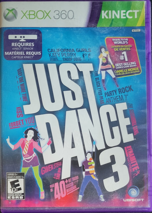 Just Dance 3 & 4 + Disney Party! – Microsoft Xbox 360 CIB – Pre-Owned Like New – CLEAN DISC (2011/2012/2011)