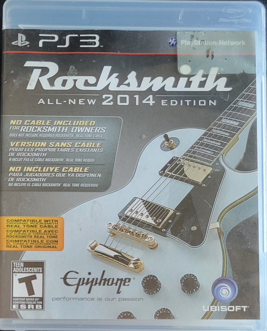Rocksmith: All New 2014 Edition - Sony PlayStation 3 PS3 Pre-Owned Great Shape RESEALED