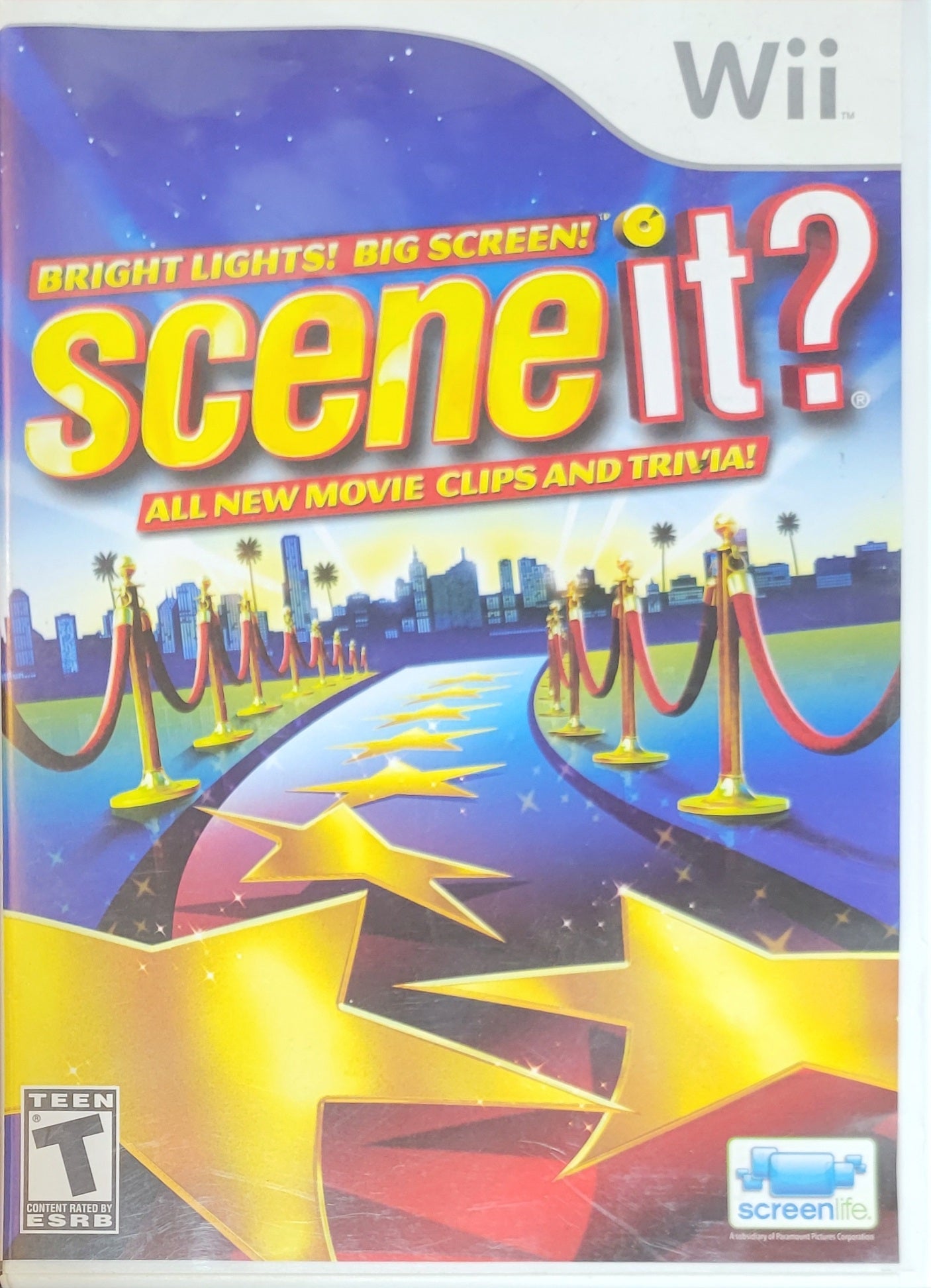 Scene It? – 2007 Nintendo Wii CIB – RE-SEALED + Clean Disc