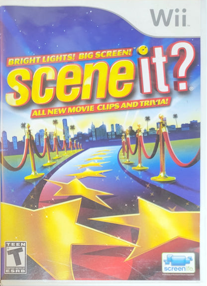 Scene It? – 2007 Nintendo Wii CIB – RE-SEALED + Clean Disc