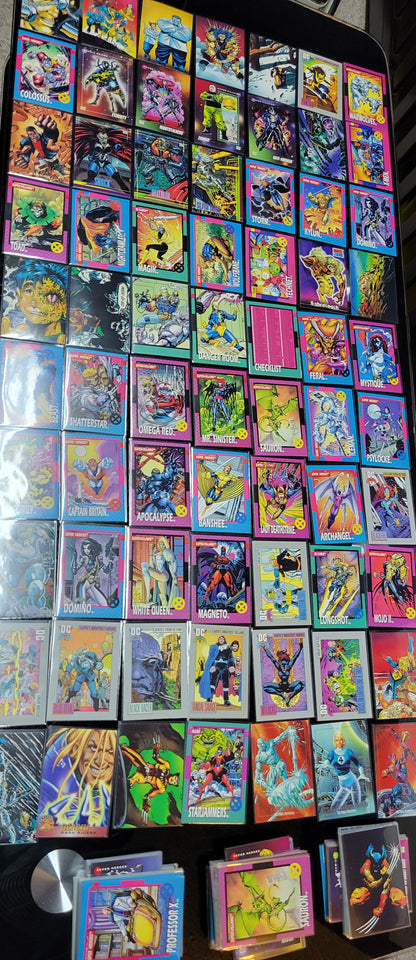 MASSIVE Marvel & DC Comics Early Edition Trading Cards All Near Mint All Super Heros Included! MINT