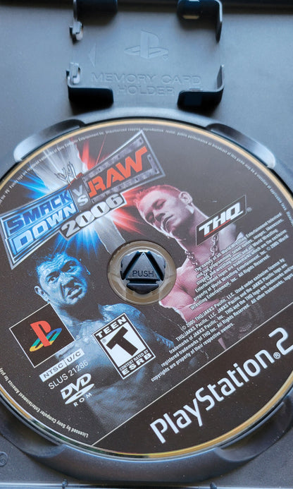 SmackDown Vs Raw 2006 - Sony PlayStation 2 PS2 Pre-Owned Great Shape! Tested & Working