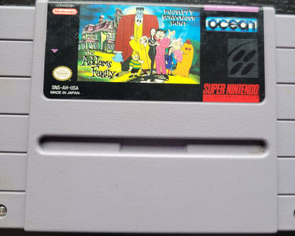 The Adams Family: Pugsley's Scavenger Hunt - SNES - 199 Super Nintendo Ent. System NTSC Cartridge + Protector