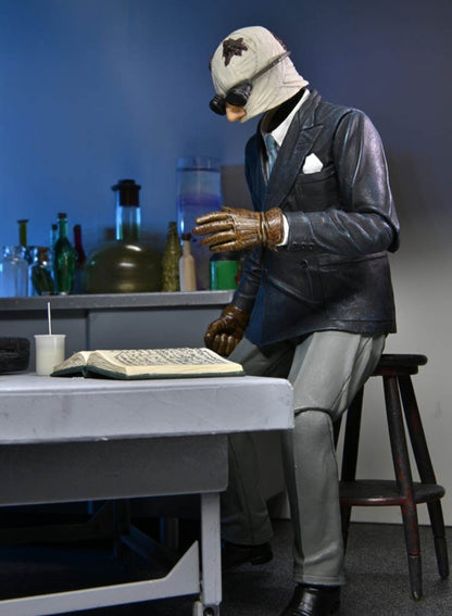 1/12 H.G. Wells Fantastic Sensation: The Invisible Man 7" NECA Ultra Detail PVC Action Figure Multiple Accessories + HEADS + Hands