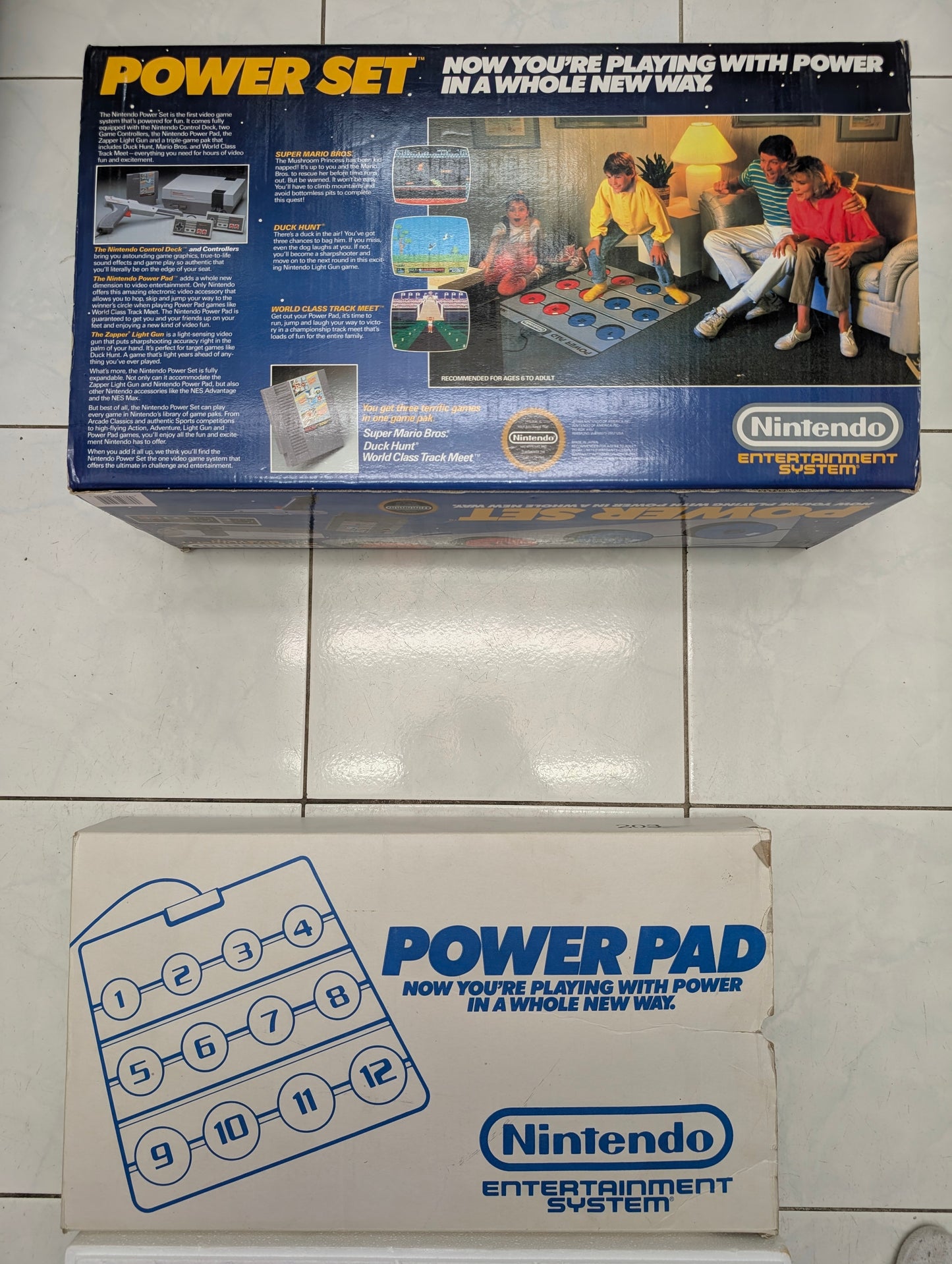 Nintendo NES Power Set Complete CIB (1988) - Original Owner | Pristine Collector Condition