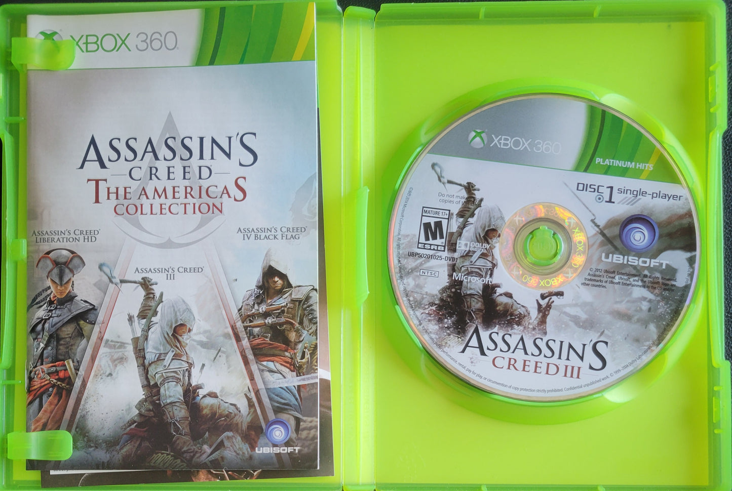 Assassin's Creed: The Americas Collection - (CIB) - Microsoft XBOX 360 - Pre-Owned Like New CLEAN DISC