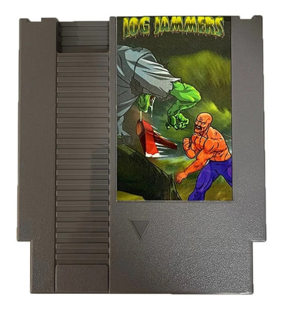 LOG JAMMERS - NES Nintendo Entertainment System 1983 72 Pin 8 Bit Video Game Cartridge