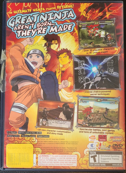 Shonun Jump Naruto: Ultimate Ninja 2 - Sony PlayStation 2 PS2 (CIB) Pre-Owned Tested & Working Great Shape!