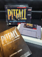 PITFALL: The Mayan Adventure (SNES) - Super Nintendo Ent. 1993 IMMACULATE Condition + PLASTIC Protector - (CIB)