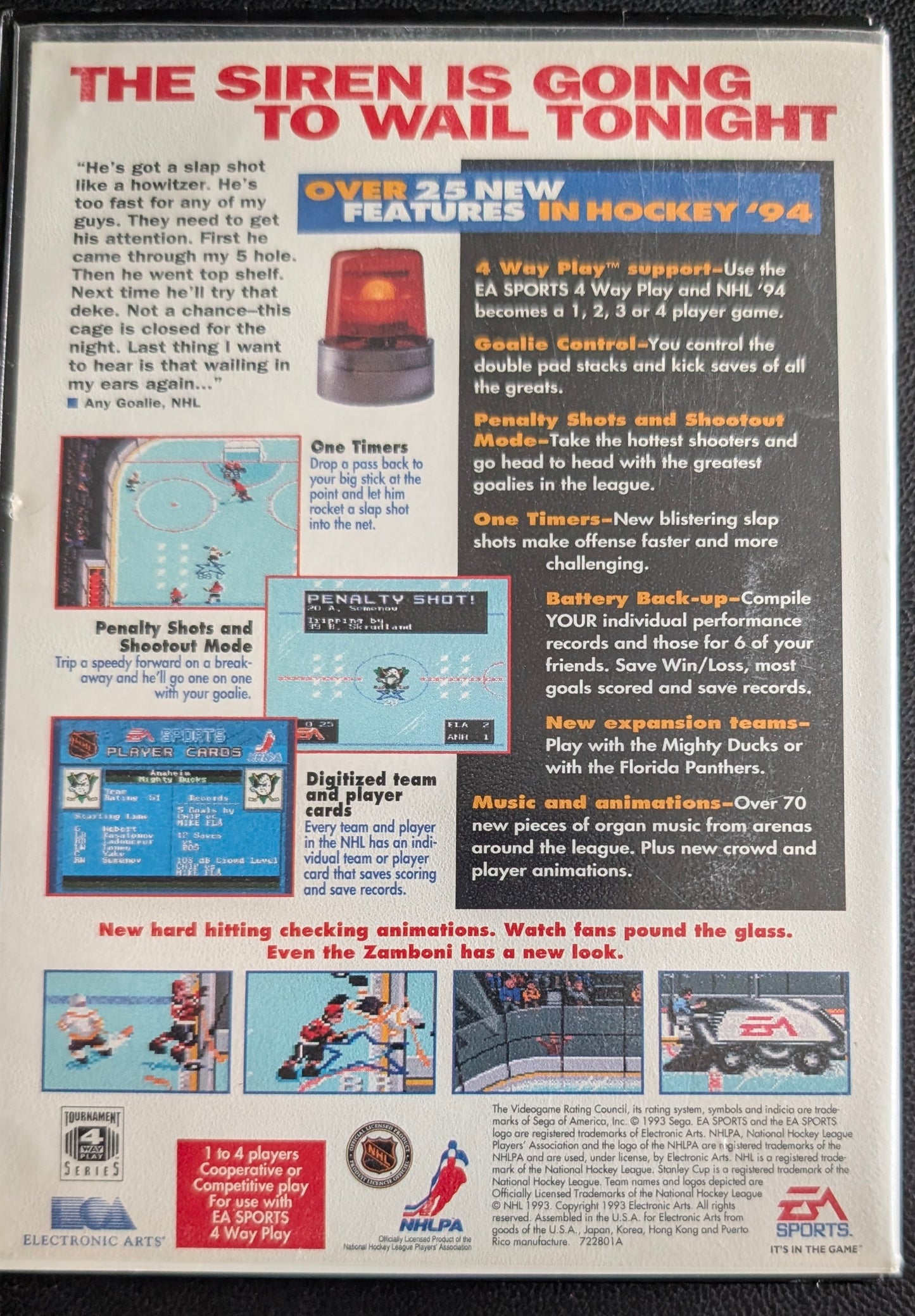 NHL '94 - Boxed CIB (Sega Genesis) | 1993 | Sports / Hockey