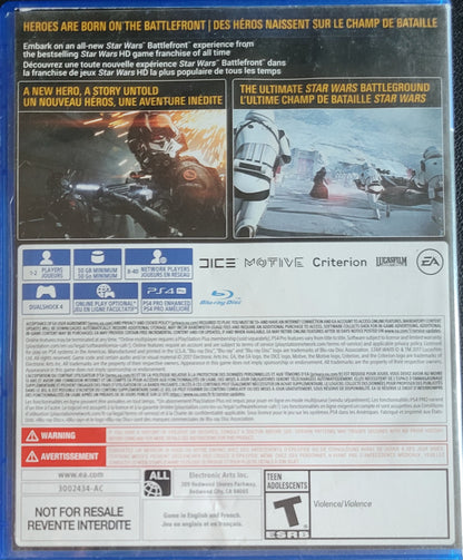 Star Wars Battlefront 2 – (CIB) – Sony PlayStation 4 PS4 – Re-Sealed (2017)