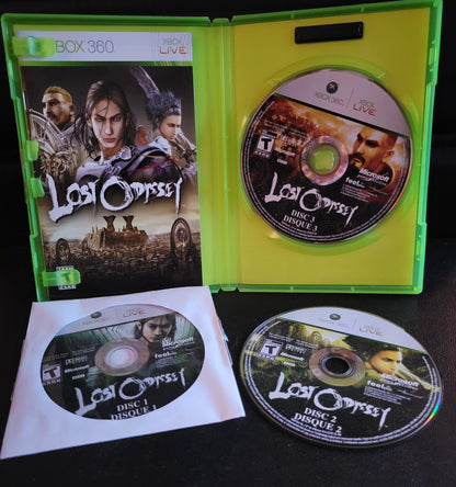 Lost Odyssey - Microsoft XBOX 360 - 3 CLEAN DISC CIB Pre-Owned Great Shape Tested & Working