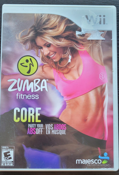 Zumba Fitness: CORE - 2012 Nintendo Wii - CIB Tested & Working Very Clean Disc