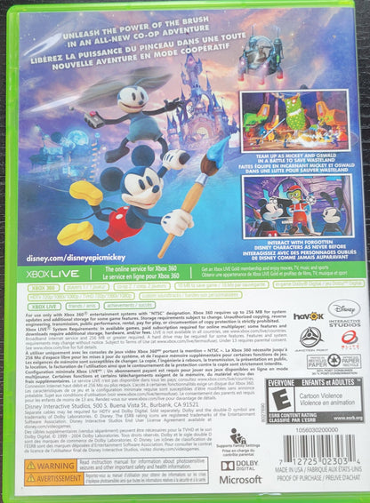 Epic Mickey 2: The Power Of 2 - Microsoft XBOX 360 - CIB Pre-Owned Great Shape Tested & Working